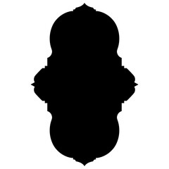 Islamic Label Emblem Shape Glyph Pictogram symbol visual illustration