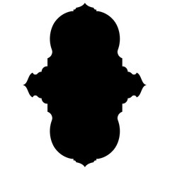 Islamic Label Emblem Shape Glyph Pictogram symbol visual illustration