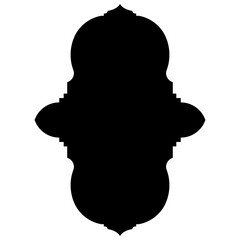 Islamic Label Emblem Shape Glyph Pictogram symbol visual illustration