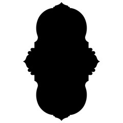 Islamic Label Emblem Shape Glyph Pictogram symbol visual illustration
