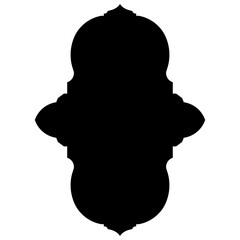 Islamic Label Emblem Shape Glyph Pictogram symbol visual illustration