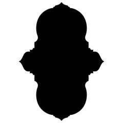 Islamic Label Emblem Shape Glyph Pictogram symbol visual illustration