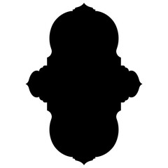 Islamic Label Emblem Shape Glyph Pictogram symbol visual illustration