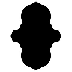 Islamic Label Emblem Shape Glyph Pictogram symbol visual illustration