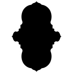 Islamic Label Emblem Shape Glyph Pictogram symbol visual illustration