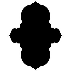 Islamic Label Emblem Shape Glyph Pictogram symbol visual illustration