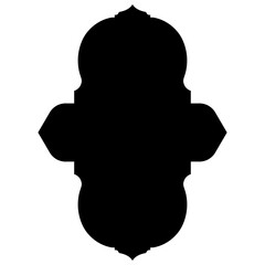 Islamic Label Emblem Shape Glyph Pictogram symbol visual illustration