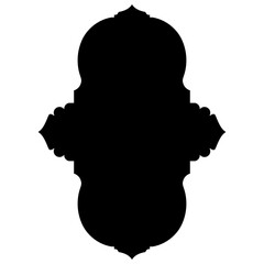 Islamic Label Emblem Shape Glyph Pictogram symbol visual illustration