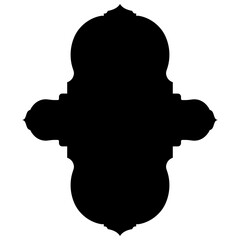 Islamic Label Emblem Shape Glyph Pictogram symbol visual illustration