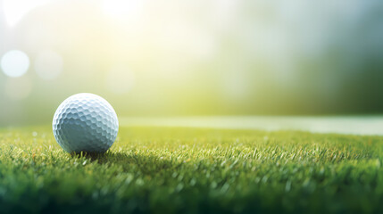 golf ball on green grass