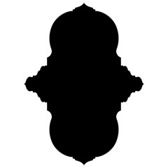 Islamic Label Emblem Shape Glyph Pictogram symbol visual illustration