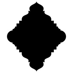 Islamic Label Emblem Shape Glyph Pictogram symbol visual illustration