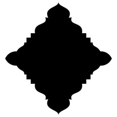 Islamic Label Emblem Shape Glyph Pictogram symbol visual illustration