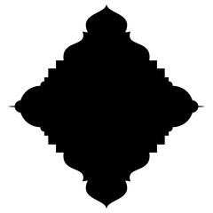 Islamic Label Emblem Shape Glyph Pictogram symbol visual illustration