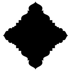 Islamic Label Emblem Shape Glyph Pictogram symbol visual illustration