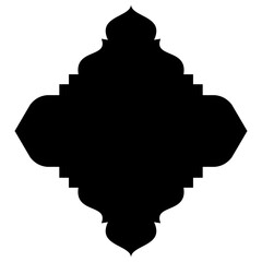 Islamic Label Emblem Shape Glyph Pictogram symbol visual illustration