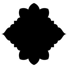Islamic Label Emblem Shape Glyph Pictogram symbol visual illustration