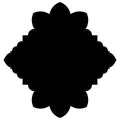 Islamic Label Emblem Shape Glyph Pictogram symbol visual illustration