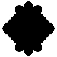 Islamic Label Emblem Shape Glyph Pictogram symbol visual illustration