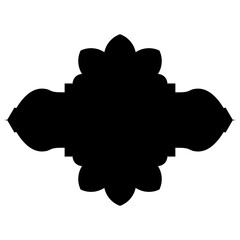 Islamic Label Emblem Shape Glyph Pictogram symbol visual illustration