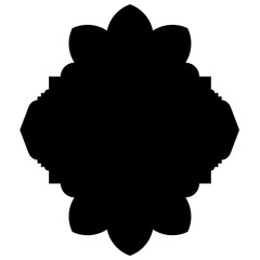 Islamic Label Emblem Shape Glyph Pictogram symbol visual illustration