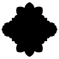 Islamic Label Emblem Shape Glyph Pictogram symbol visual illustration