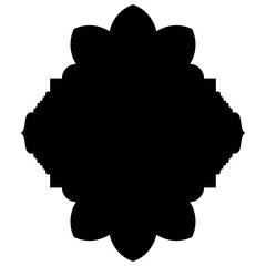 Islamic Label Emblem Shape Glyph Pictogram symbol visual illustration