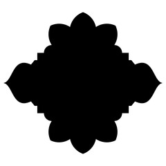 Islamic Label Emblem Shape Glyph Pictogram symbol visual illustration