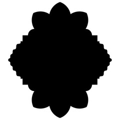 Islamic Label Emblem Shape Glyph Pictogram symbol visual illustration