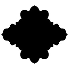 Islamic Label Emblem Shape Glyph Pictogram symbol visual illustration