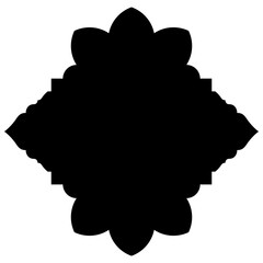Islamic Label Emblem Shape Glyph Pictogram symbol visual illustration