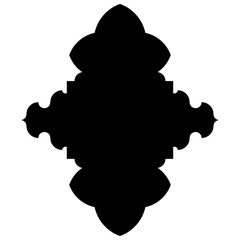 Islamic Label Emblem Shape Glyph Pictogram symbol visual illustration