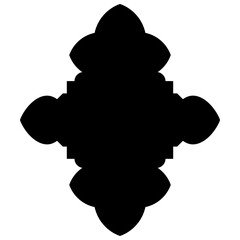 Islamic Label Emblem Shape Glyph Pictogram symbol visual illustration