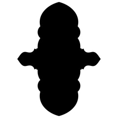 Islamic Label Emblem Shape Glyph Pictogram symbol visual illustration