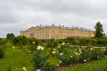 garden in Rundale palace