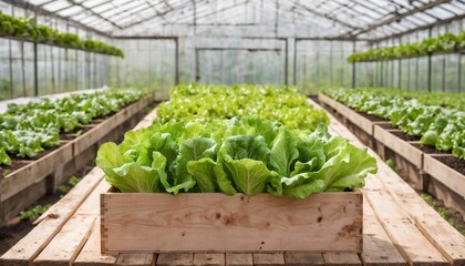 Organic vegetables salad growing garden hydroponic farm Freshly harvested lettuce organic for healthy food Earths day concept.