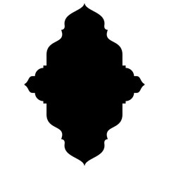Islamic Label Emblem Shape Glyph Pictogram symbol visual illustration