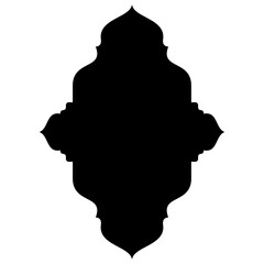 Islamic Label Emblem Shape Glyph Pictogram symbol visual illustration