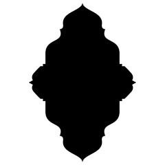 Islamic Label Emblem Shape Glyph Pictogram symbol visual illustration