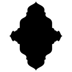 Islamic Label Emblem Shape Glyph Pictogram symbol visual illustration
