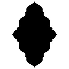 Islamic Label Emblem Shape Glyph Pictogram symbol visual illustration