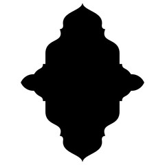 Islamic Label Emblem Shape Glyph Pictogram symbol visual illustration