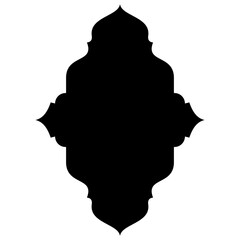 Islamic Label Emblem Shape Glyph Pictogram symbol visual illustration