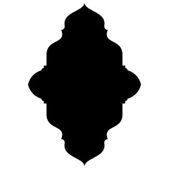 Islamic Label Emblem Shape Glyph Pictogram symbol visual illustration