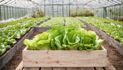 Organic vegetables salad growing garden hydroponic farm Freshly harvested lettuce organic for healthy food Earths day concept.