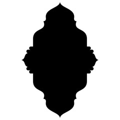 Islamic Label Emblem Shape Glyph Pictogram symbol visual illustration