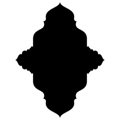 Islamic Label Emblem Shape Glyph Pictogram symbol visual illustration