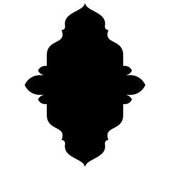 Islamic Label Emblem Shape Glyph Pictogram symbol visual illustration