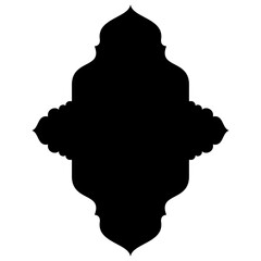 Islamic Label Emblem Shape Glyph Pictogram symbol visual illustration