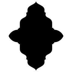 Islamic Label Emblem Shape Glyph Pictogram symbol visual illustration